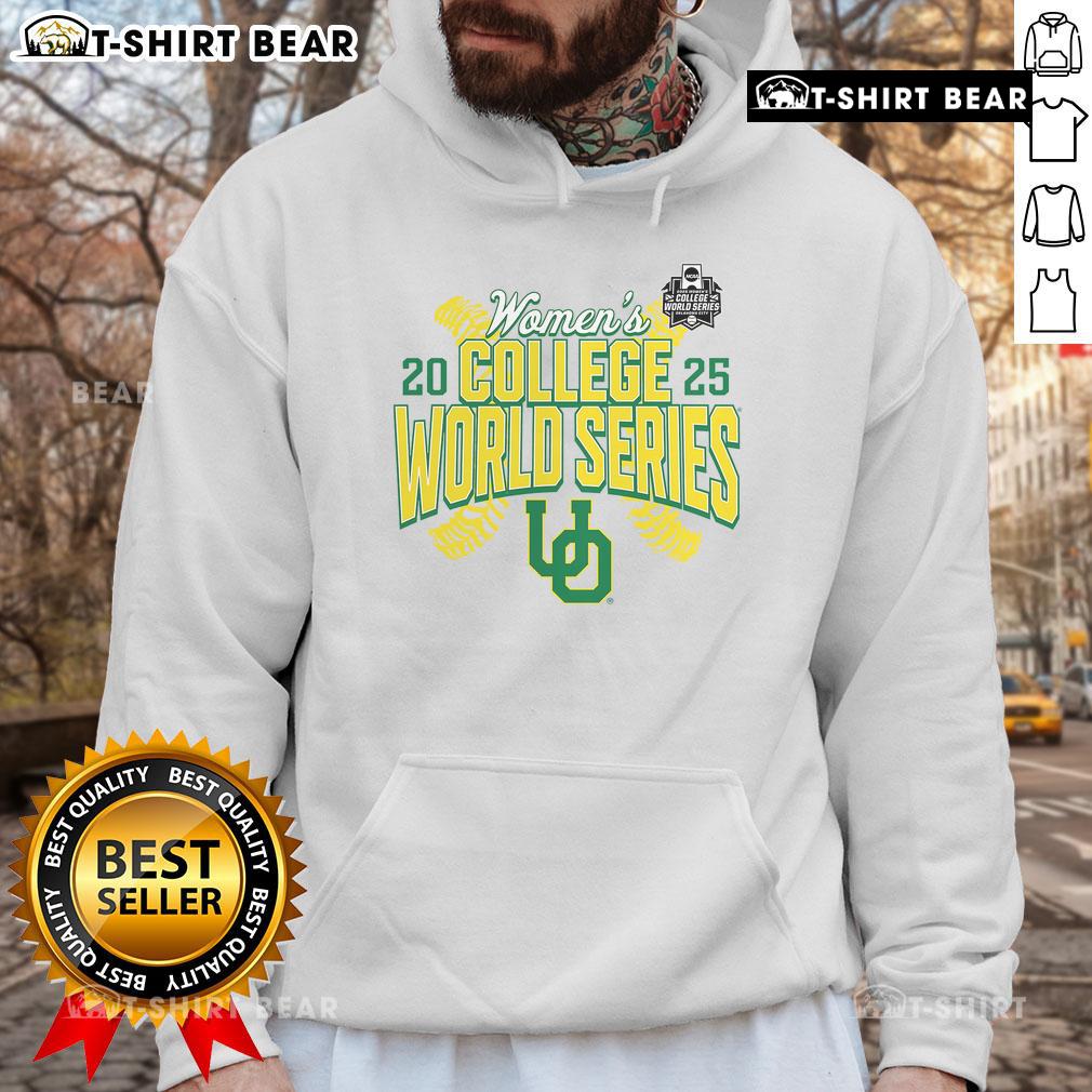 Top Oregon Ducks 2025 NCAA Softball Women's College World Series hoodie showcasing team spirit and style.