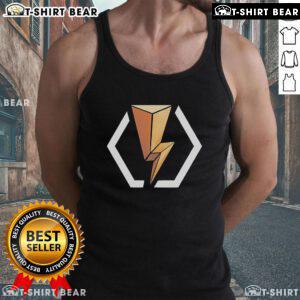 Top Retroware Blitz Logo Tank Top featuring a vibrant graphic design and comfortable fit for casual wear.