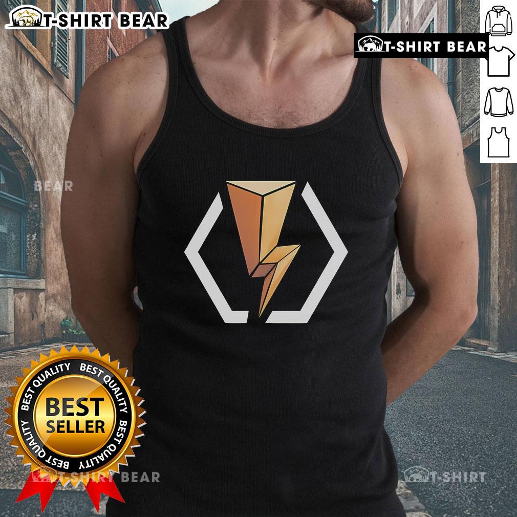 Top Retroware Blitz Logo Tank Top featuring a vibrant graphic design and comfortable fit for casual wear.
