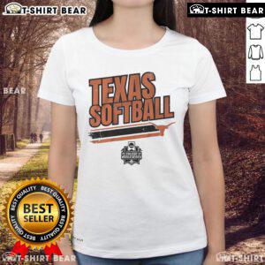 Top Texas Softball Women's College World Series Stripe Ladies Tee showcasing team spirit and style for fans.