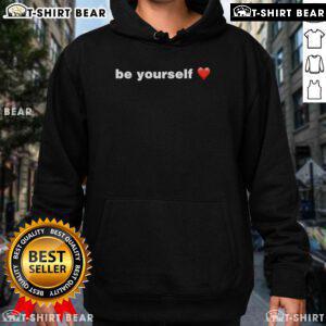 Top Trey Makai Be Yourself Heart Hoodie in vibrant colors, perfect for casual wear and self-expression.
