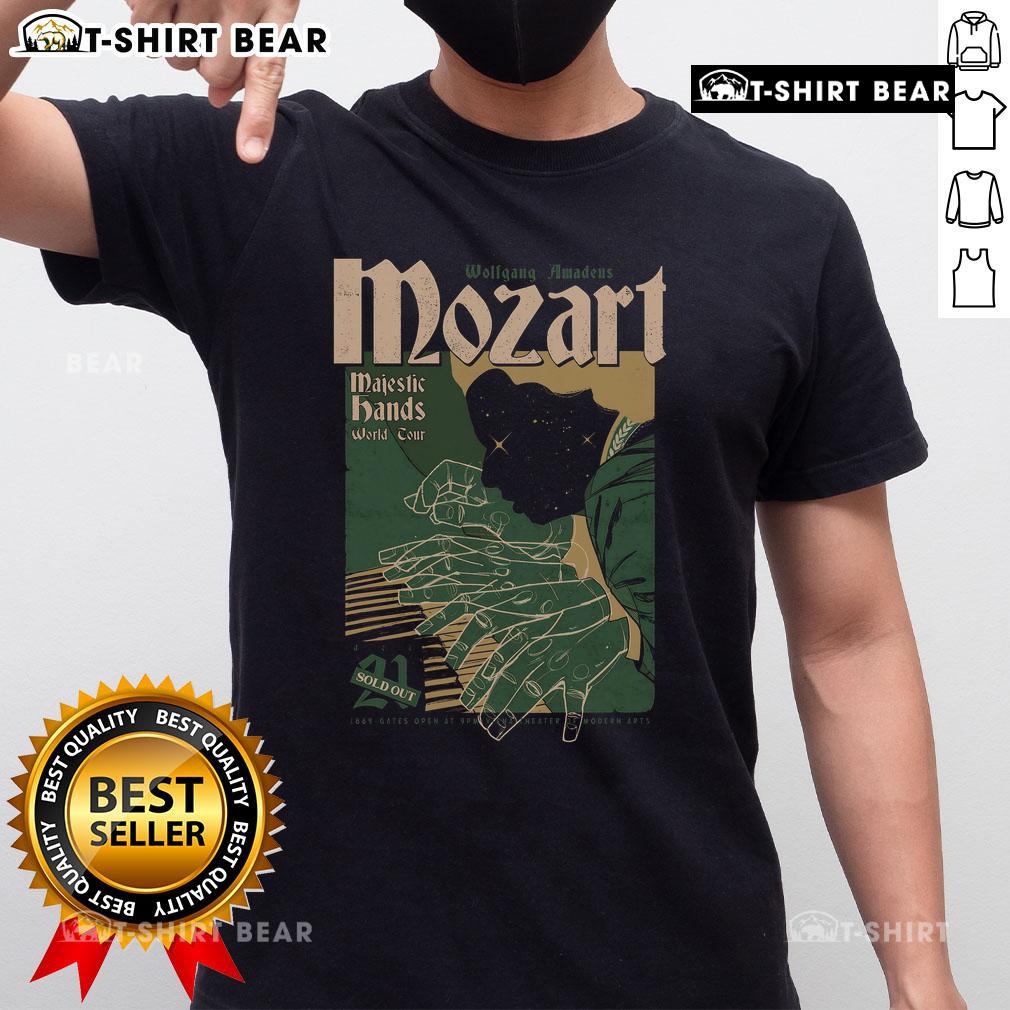 Top Wolfgang Amadeus Mozart Rock Me Amadeus T-Shirt featuring bold design and vibrant colors for music enthusiasts.