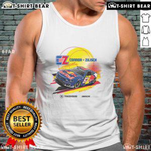 Awesome Connor Zilisch 87 CotA Red Bull Trackhouse NASCAR tank top showcasing vibrant design and racing spirit.