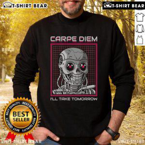 Awesome Rise Of The Cute Machine Carpe Diem sweatshirt in vibrant colors, perfect for casual wear and inspiration.