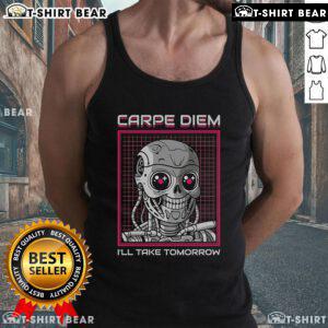 Awesome Rise Of The Cute Machine Carpe Diem tank top, featuring a vibrant design perfect for casual summer wear.