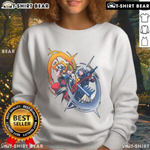 Awesome Sora vs Riku rival battle Kingdom Hearts keyblade duel sweatshirt showcasing epic character showdown.