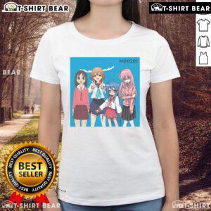 Cute Weezer Ayumu Osaka Kasuga Noko Shikanoko Konata Izumi Gotoh Hitori Ladies Tee featuring vibrant graphics.