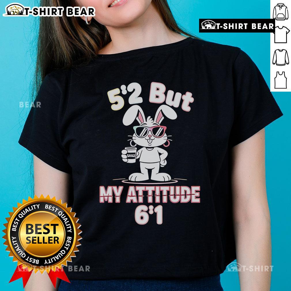 Funny Bunny ladies tee featuring a playful design and sassy attitude, perfect for casual wear and bunny lovers.