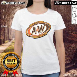 Good Amburgers and Wootbeer Ladies Tee featuring a fun graphic design for food lovers and casual wear enthusiasts.