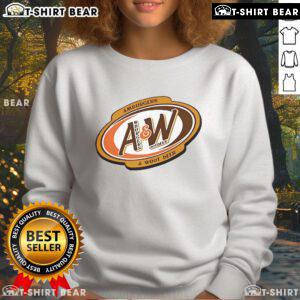 Cozy sweatshirt featuring Good Amburgers and Wootbeer design, perfect for fans of quirky food-themed apparel.