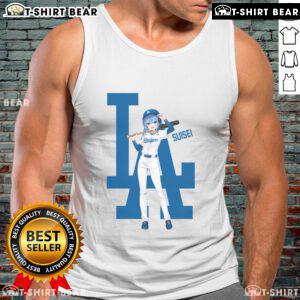 Hot Los Angeles Dodgers Hololive Night Suisei tank top featuring vibrant graphics and team colors for stylish fans.