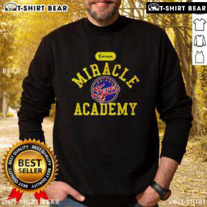 Alt Text: Stylish Indiana Fever logo sweatshirt from the Hot WNBA Miracle Academy, perfect for fans and casual wear.