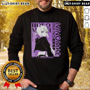 Alt Text: Cute Nice-Ina Hololive Ninomae Inanis Vtuber sweatshirt featuring vibrant colors and a stylish design for fans.