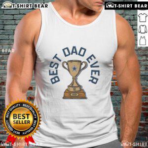 Official Dallas Cowboys Best Dad Ever Trophy Tank Top featuring a stylish design for proud dads and football fans.