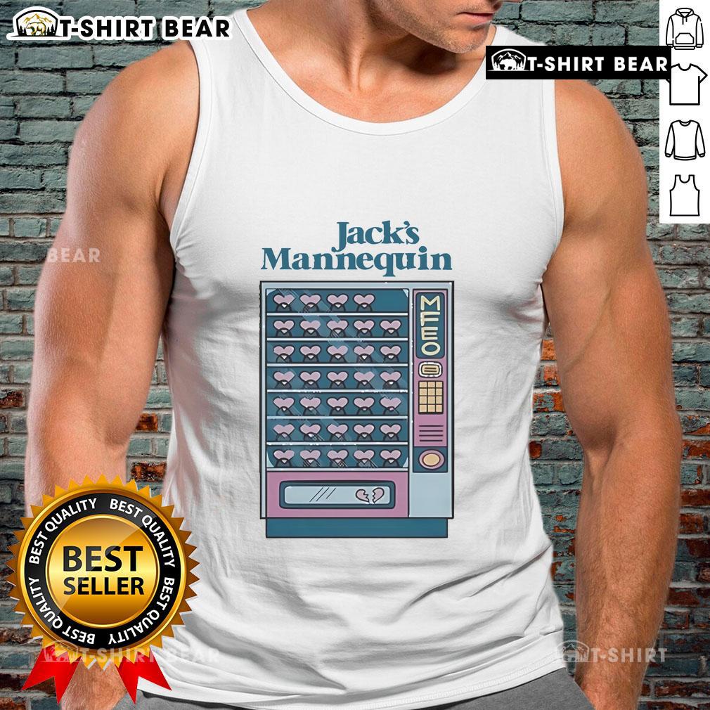 Official Jacks Mannequin Vending Machine Tank Top featuring vibrant design, perfect for fans and summer wear.