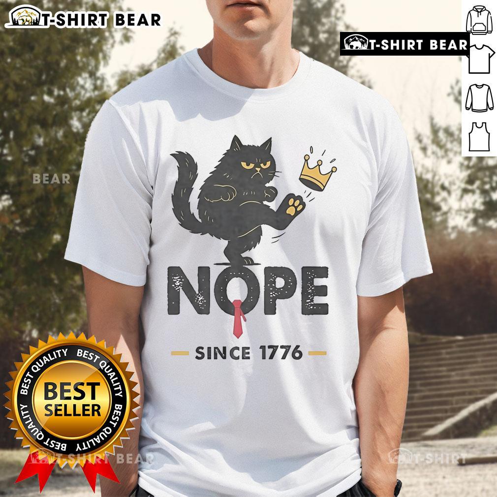 Men's 'No Kings In America We The People' Political T-Shirt featuring bold graphics and a patriotic design for casual wear.
