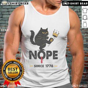Men's tank top with 'No Kings In America, We The People' political design, perfect for patriotic events and casual wear.
