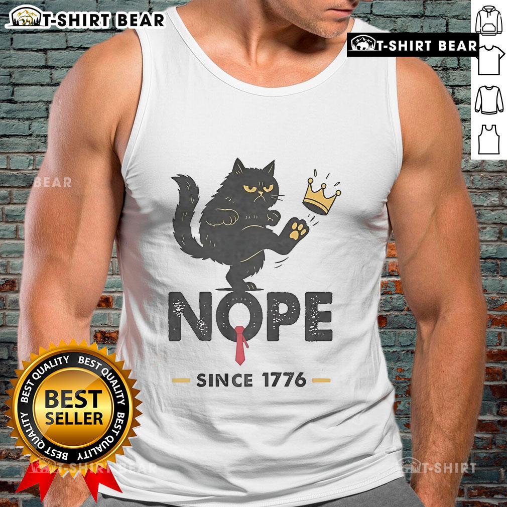 Men's tank top with 'No Kings In America, We The People' political design, perfect for patriotic events and casual wear.