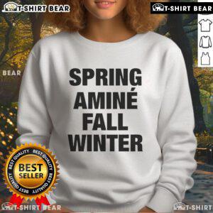 Official Spring Amine Fall Winter Sweatshirt featuring a stylish design, perfect for seasonal layering and comfort.