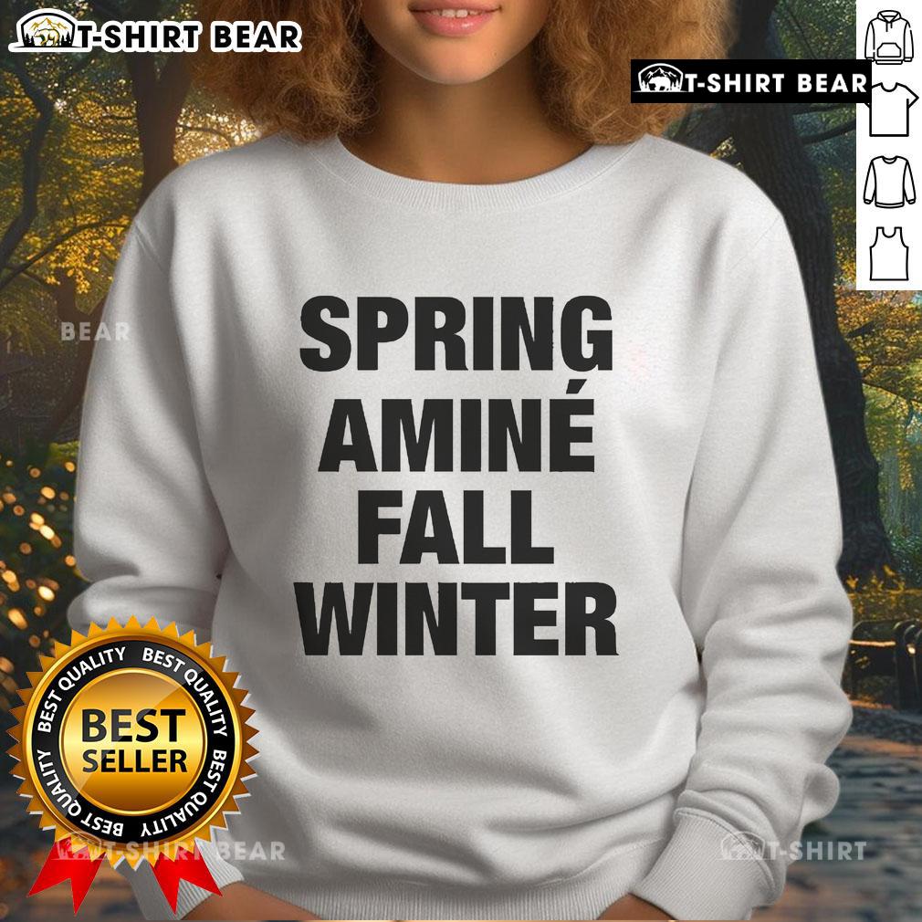 Official Spring Amine Fall Winter Sweatshirt featuring a stylish design, perfect for seasonal layering and comfort.