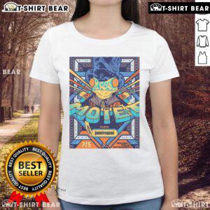 Official The Motet Boulder Theater 2025 ladies tee featuring vibrant design, perfect for fans and concertgoers.