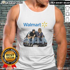 Official Waynes World Walmart logo tank top featuring a classic design for fans of the iconic movie.