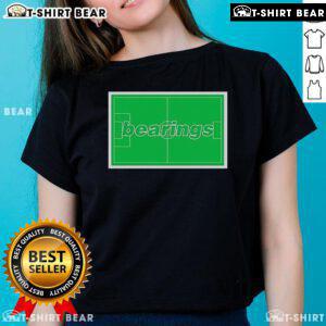 Original Bearings Green Field Ladies Tee featuring a stylish design on a vibrant green background for casual wear.