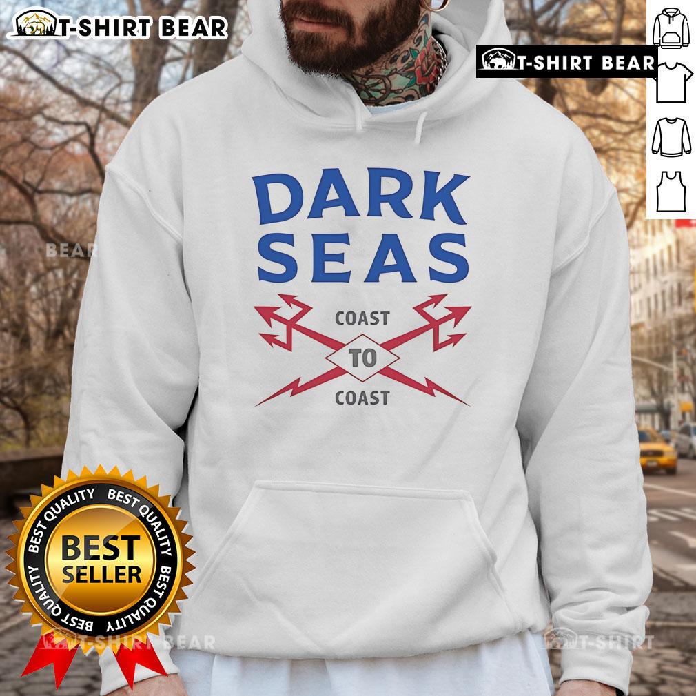 Original Dark Seas Coast to Coast Boundary Line Hoodie in black, featuring a stylish graphic design and comfortable fit.