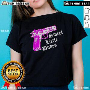 Original Gun Sweet Little Dudes Ladies Tee featuring a stylish design perfect for casual wear and expressive fashion.