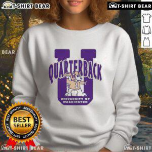 Original Washington Huskies quarterback U mascot sweatshirt featuring vibrant colors and team logo for fans.
