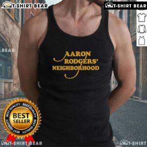 Premium Aaron Rodgers Neighborhood Tank Top featuring a stylish design, perfect for fans and casual wear.