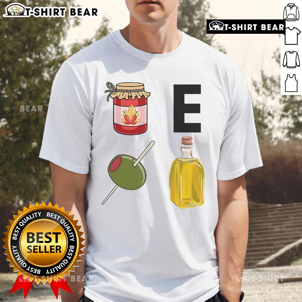 Premium Chef Brian Tsao Jam E Olive Oil T-Shirt featuring a stylish design for culinary enthusiasts and food lovers.