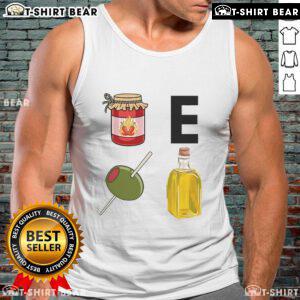 Premium Chef Brian Tsao wearing a Jam E Olive Oil tank top, showcasing culinary style and passion for cooking.