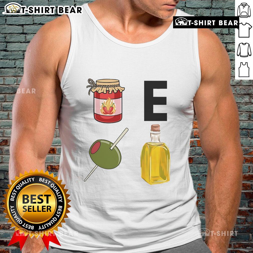 Premium Chef Brian Tsao wearing a Jam E Olive Oil tank top, showcasing culinary style and passion for cooking.