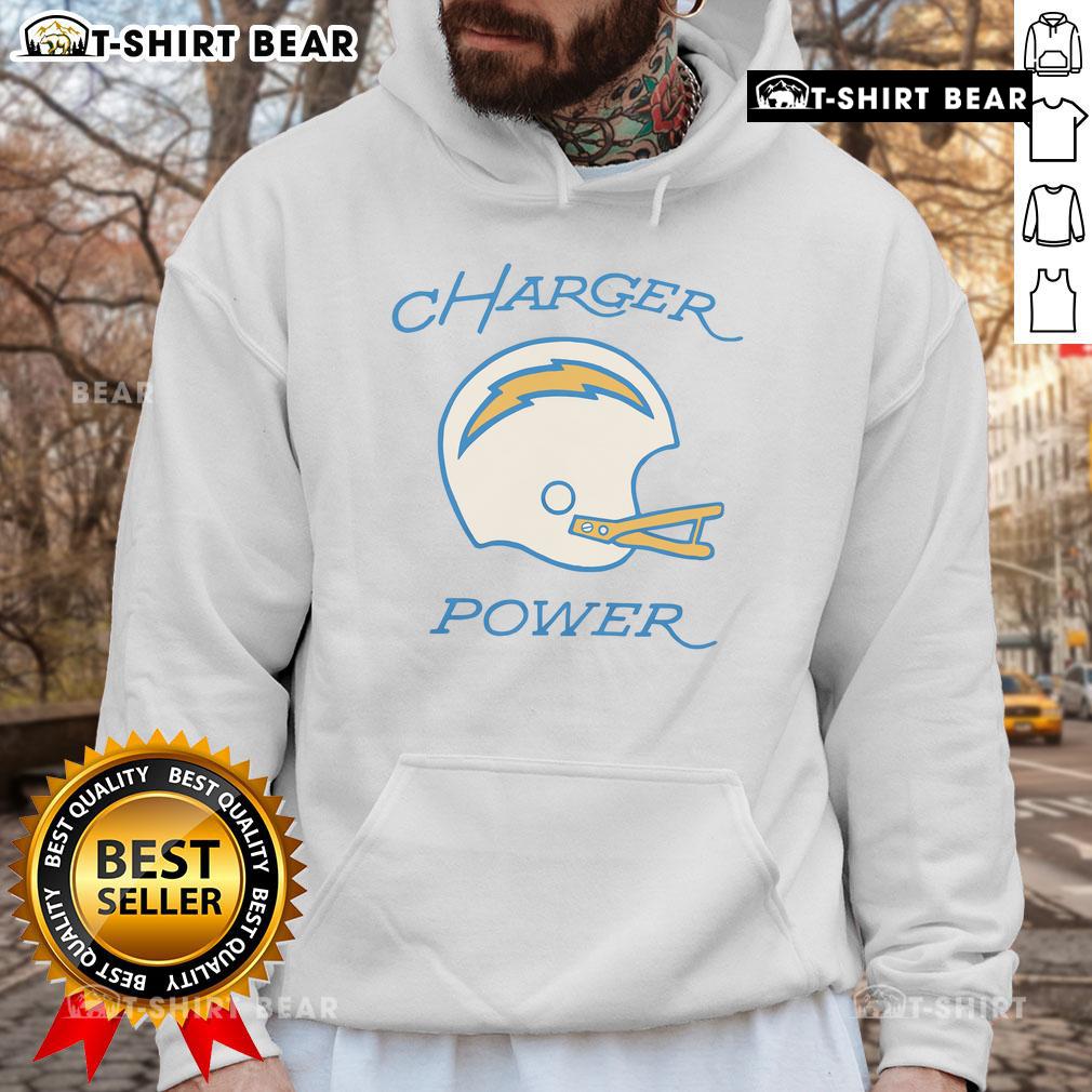 Premium Los Angeles Chargers Charger Power Hoodie - stylish design for fans, showcasing team colors and logo.