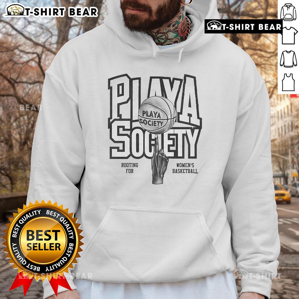 Premium Play A Society hoodie for women's basketball, featuring a stylish design and vibrant colors, perfect for fans.