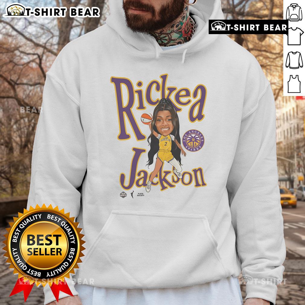 Alt Text: Premium Playa Society Rickea Jackson Sketch Hoodie featuring vibrant artwork and stylish design, perfect for casual wear.