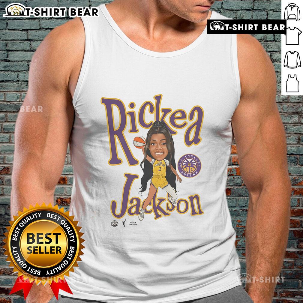 Premium Playa Society Rickea Jackson sketch tank top featuring a stylish design perfect for summer fashion.