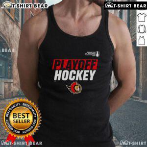 Premium Ottawa Senators tank top for 2025 Stanley Cup Playoffs featuring team colors and logo, perfect for fans.