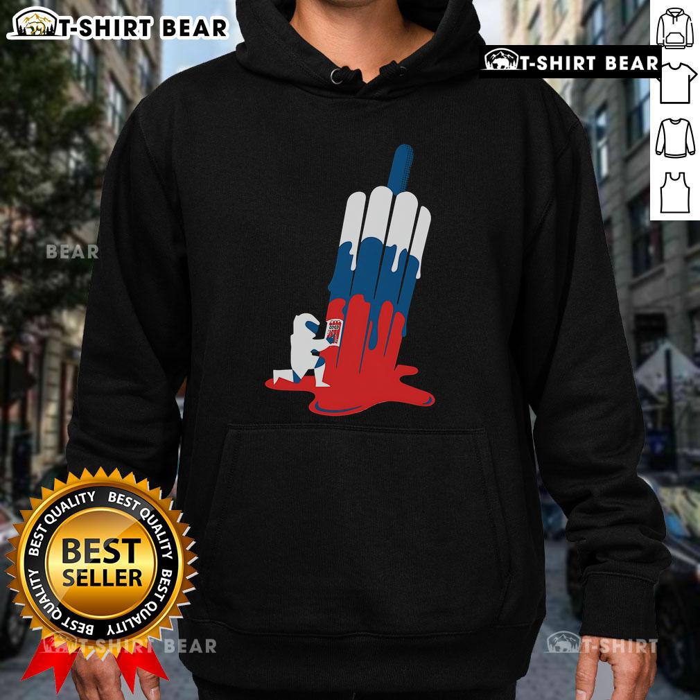 Premium Popsicle Cool Melting POP Hoodie in vibrant colors, showcasing a stylish design perfect for summer wear.