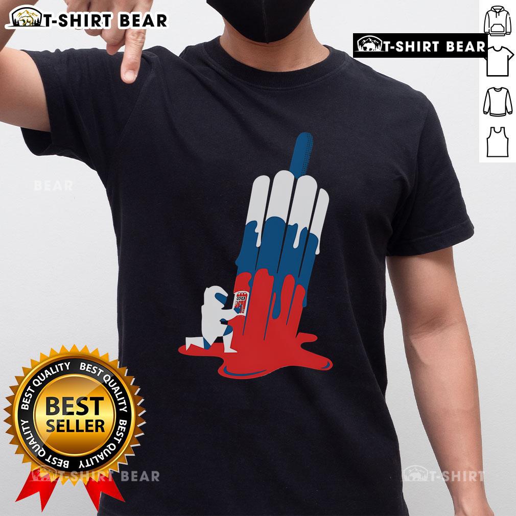 Premium Popsicle Cool Melting Pop T-Shirt featuring a colorful popsicle design, perfect for summer fun and fashion.