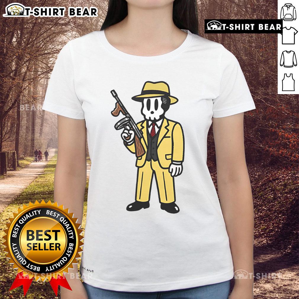 Premium Warren Lotas Baby Tough Guy Ladies Tee featuring a stylish design, perfect for trendy women's casual wear.