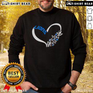 Pretty butterflies in my stomach Detroit Lions NFL sweatshirt, showcasing team spirit and unique design for fans.