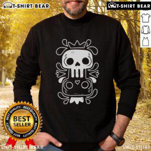 Pretty-Dos-Calaveras Skull Sweatshirt featuring vibrant sugar skull design, perfect for festive occasions and casual wear.