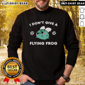 Alt Text: Pretty I Don't Give A Flying Frog Sweatshirt in vibrant colors, perfect for casual wear and showcasing your fun personality.