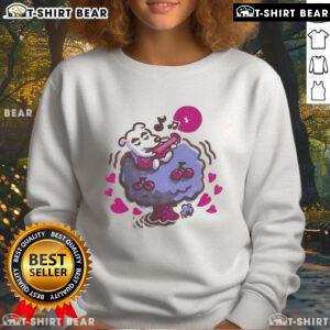 Cozy Pretty K.K. Slider sweatshirt featuring Animal Crossing cherry tree design, perfect for evening vibes and casual style.