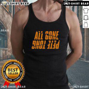 Stylish Top All Gone Pete Tong tank top featuring vibrant design, perfect for summer fashion and music festival vibes.
