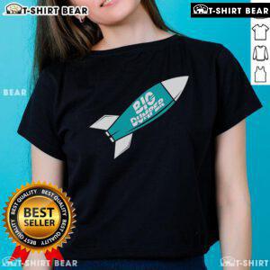 Top Big Dumper Torpedo Bat Rocket Ladies Tee featuring a stylish design perfect for casual wear and sports enthusiasts.