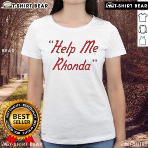 Top Brian Wilson Help Me Rhonda Ladies Tee featuring vibrant design and comfortable fit for fans of classic rock.