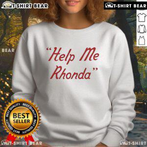 Top Brian Wilson Help Me Rhonda sweatshirt design featuring vibrant colors and retro style for music fans.